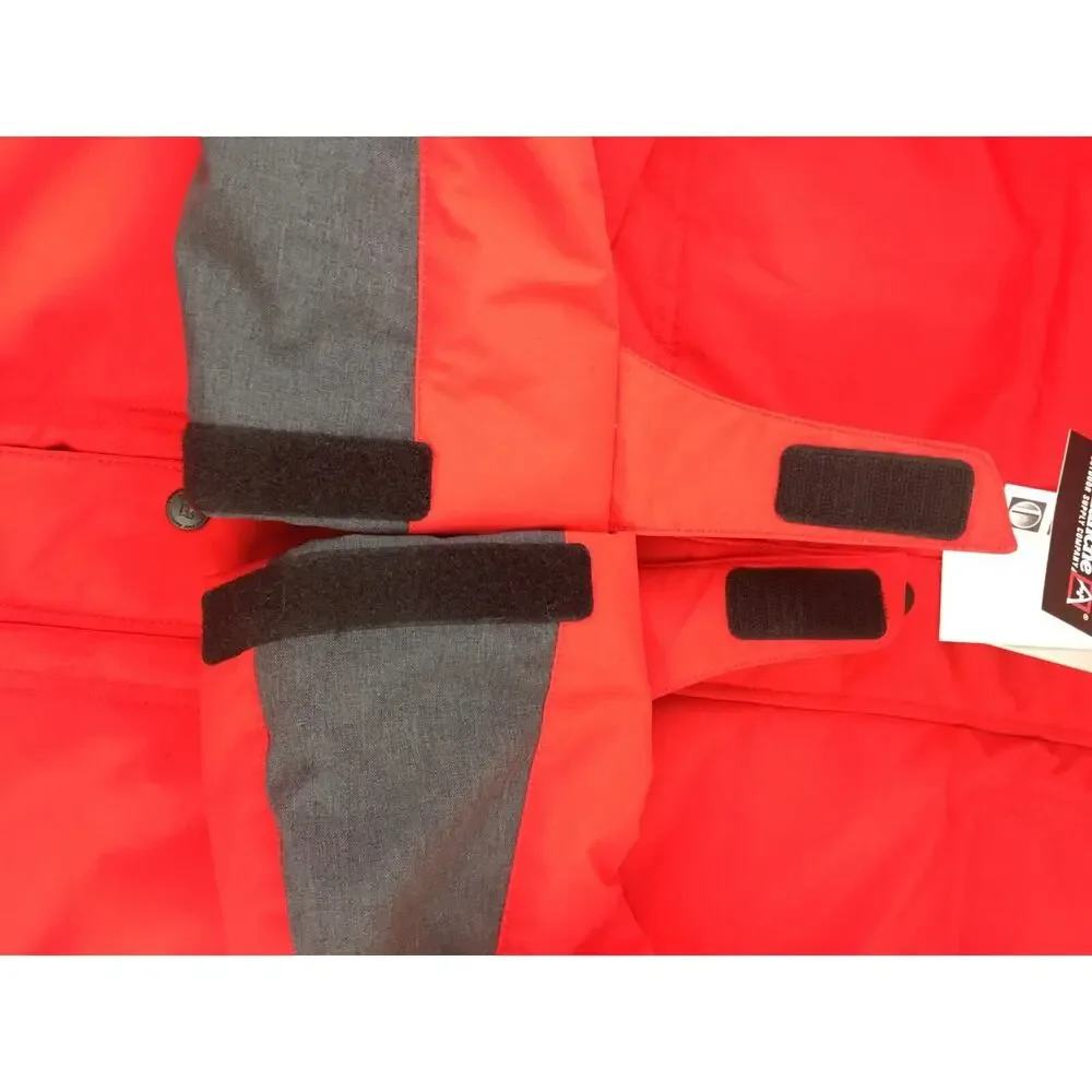 Avalanche outdoor company Men's coat Ski Jacket NEW Red Gray Detachable Hood